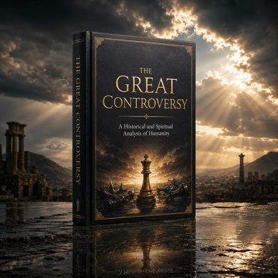 The Great Controversy by Ellen G. White — classic Christian book covering the cosmic conflict between good and evil through biblical history